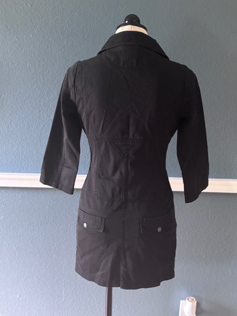 Rare Vintage Y2K Diesel Stretch Denim Mini Dress in XS - Picture 6 of 11